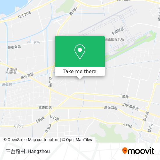 三岔路村 map