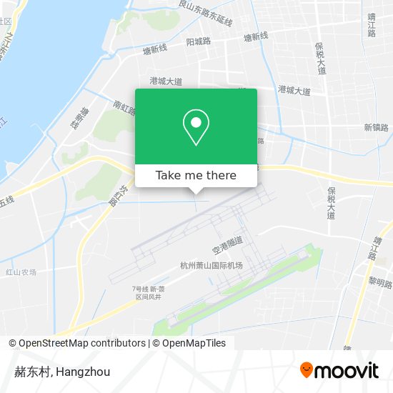 赭东村 map