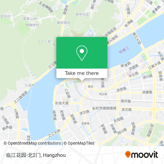 临江花园-北2门 map