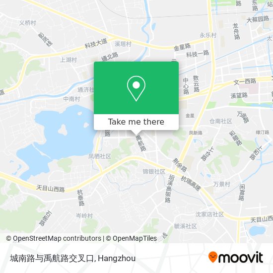 城南路与禹航路交叉口 map
