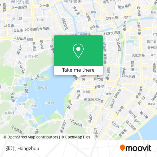 蕉叶 map