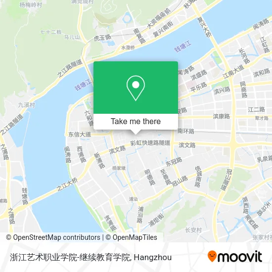 浙江艺术职业学院-继续教育学院 map