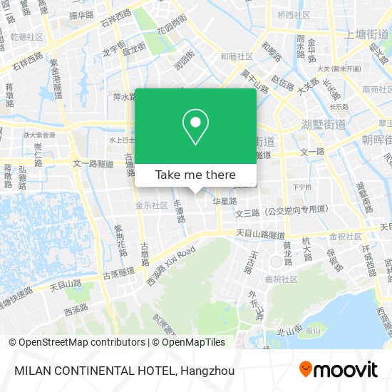 MILAN CONTINENTAL HOTEL map