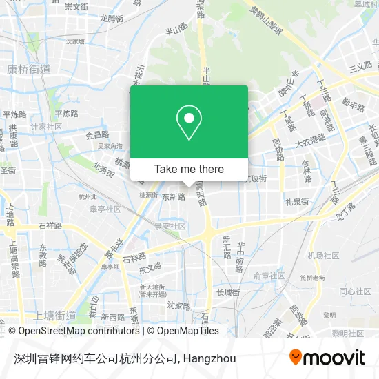 深圳雷锋网约车公司杭州分公司 map