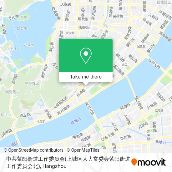 中共紫阳街道工作委员会(上城区人大常委会紫阳街道工作委员会北) map
