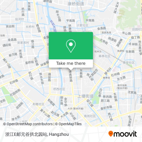 浙江E邮元谷拱北园站 map