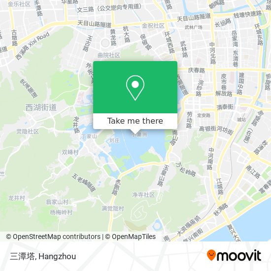 三潭塔 map