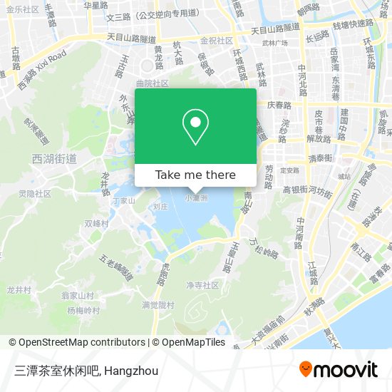 三潭茶室休闲吧 map