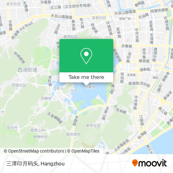 三潭印月码头 map