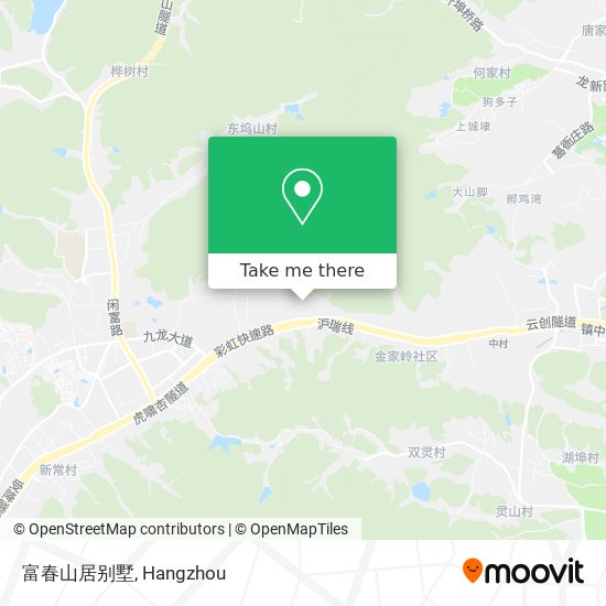 富春山居别墅 map