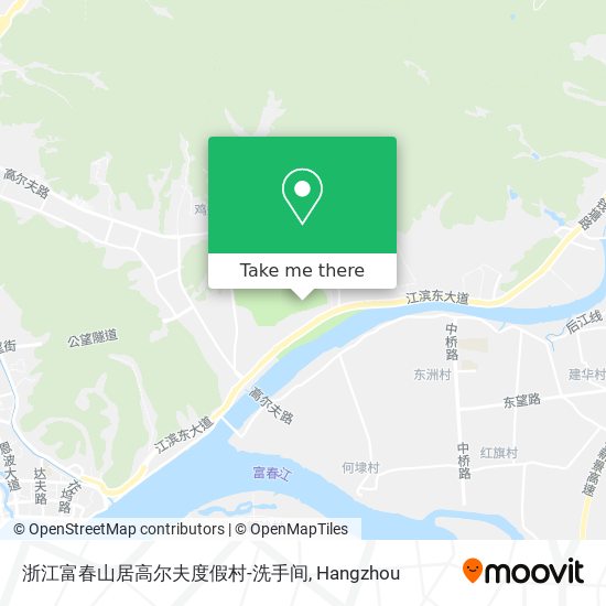 浙江富春山居高尔夫度假村-洗手间 map