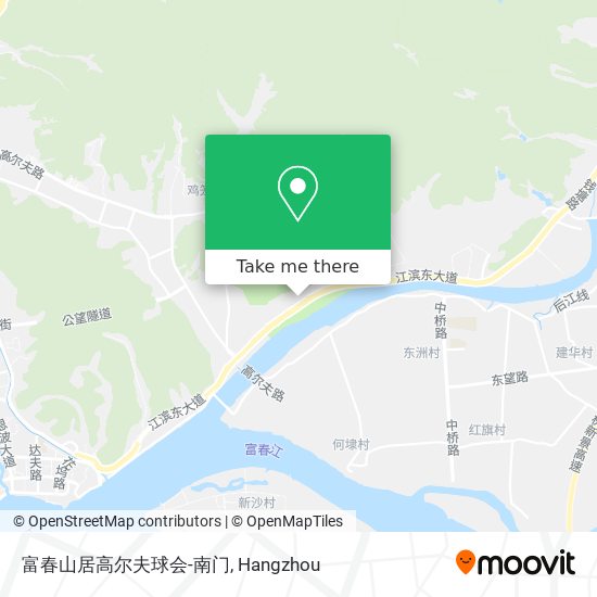 富春山居高尔夫球会-南门 map