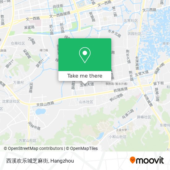 西溪欢乐城芝麻街 map