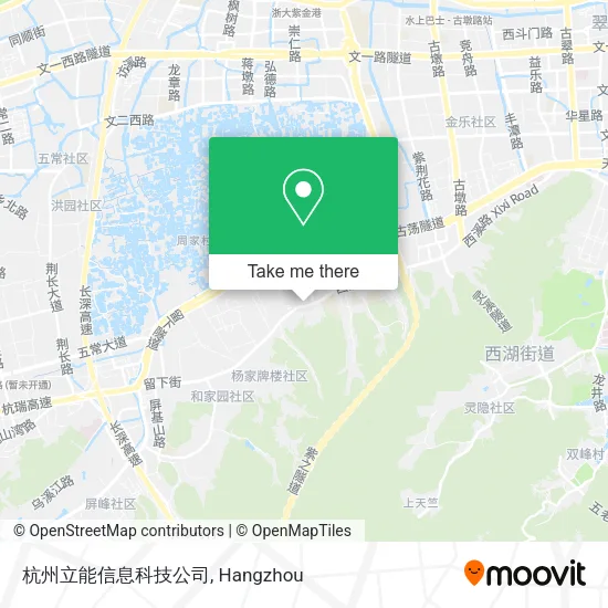 杭州立能信息科技公司 map