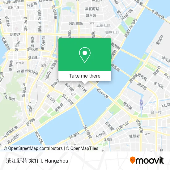 滨江新苑-东1门 map