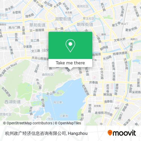 杭州政广经济信息咨询有限公司 map