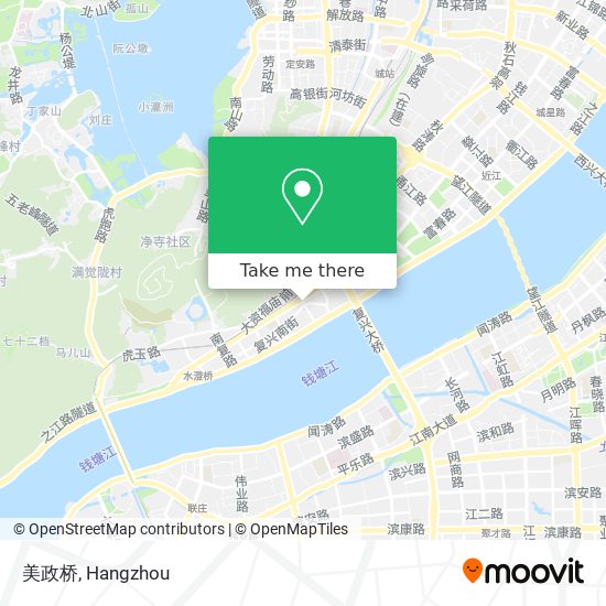 美政桥 map