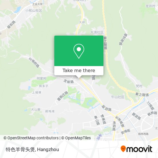 特色羊骨头煲 map