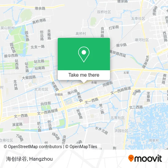 海创绿谷 map