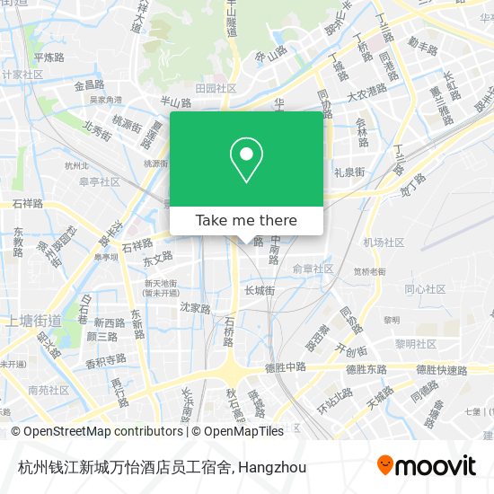 杭州钱江新城万怡酒店员工宿舍 map