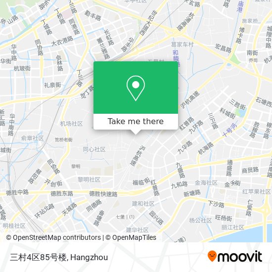 三村4区85号楼 map
