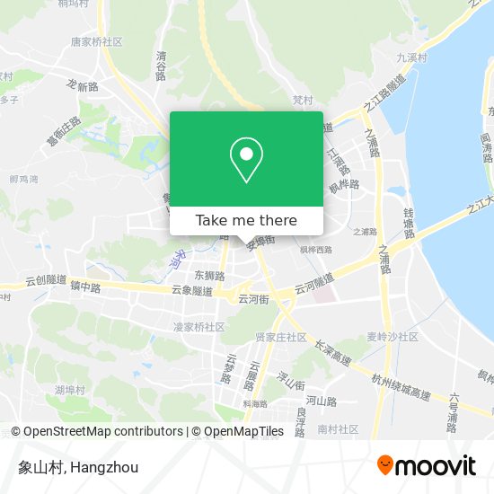 象山村 map
