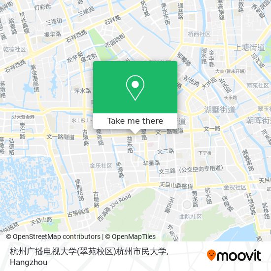 杭州广播电视大学(翠苑校区)杭州市民大学 map