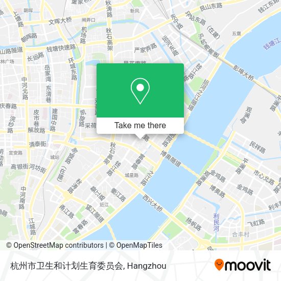 杭州市卫生和计划生育委员会 map