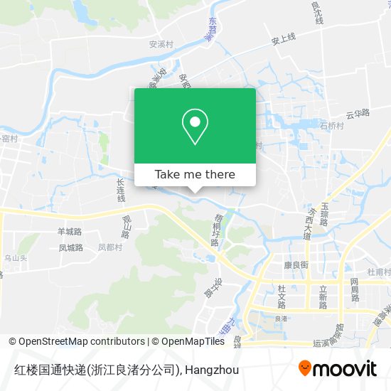 红楼国通快递(浙江良渚分公司) map