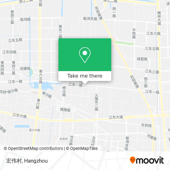 宏伟村 map