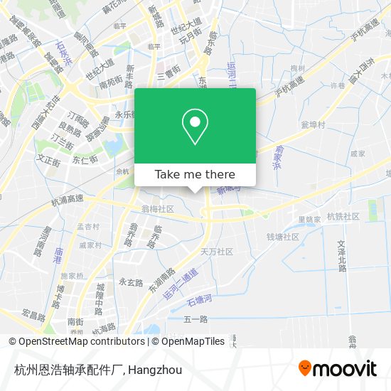 杭州恩浩轴承配件厂 map
