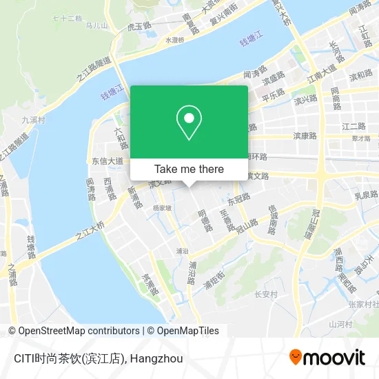 CITI时尚茶饮(滨江店) map