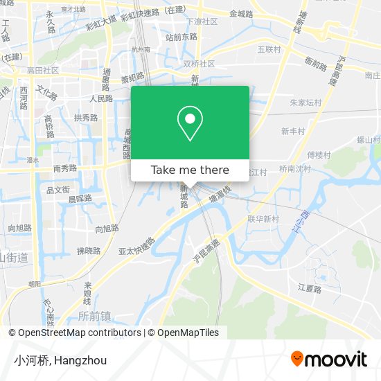 小河桥 map