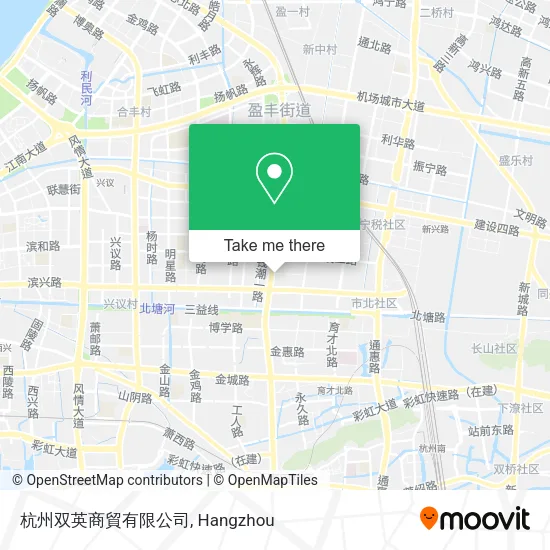 杭州双英商貿有限公司 map