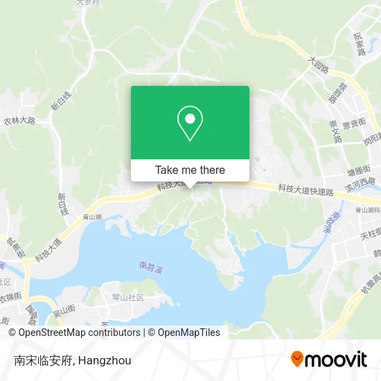 南宋临安府 map