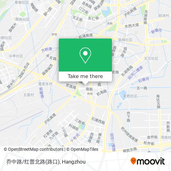 乔中路/红普北路(路口) map