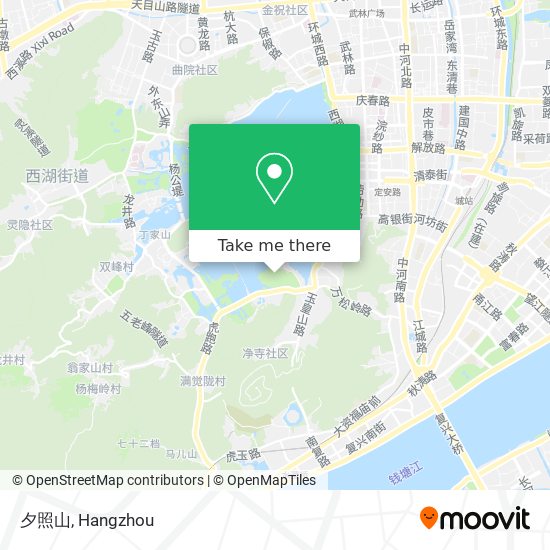 夕照山 map