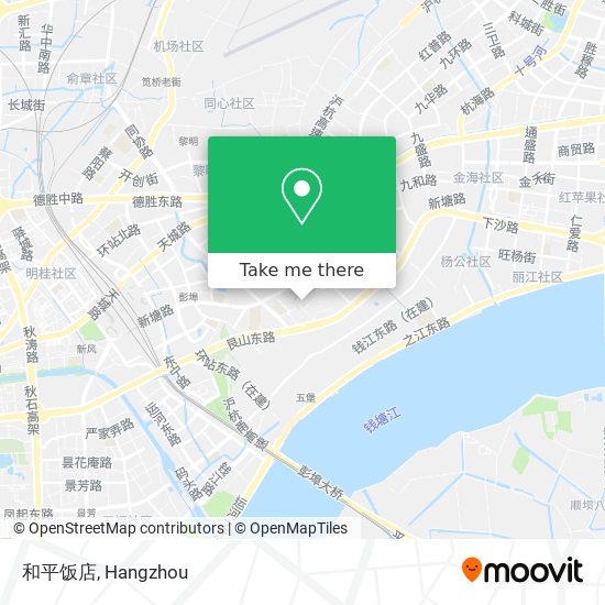 和平饭店 map