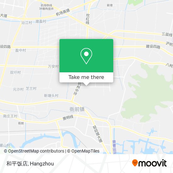 和平饭店 map