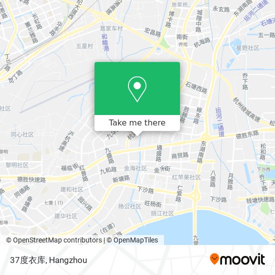37度衣库 map