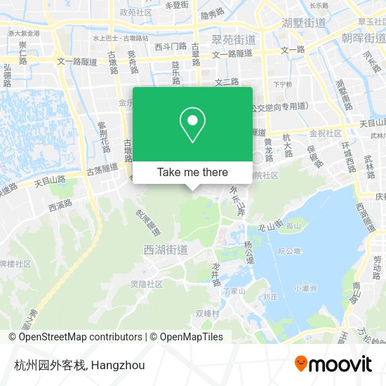 杭州园外客栈 map