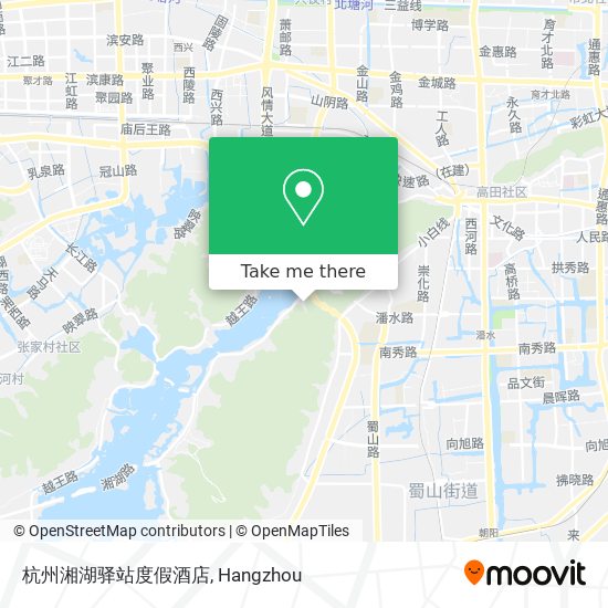 杭州湘湖驿站度假酒店 map