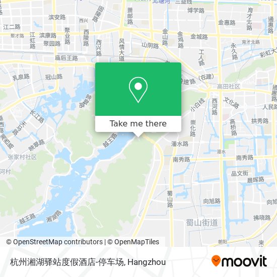 杭州湘湖驿站度假酒店-停车场 map