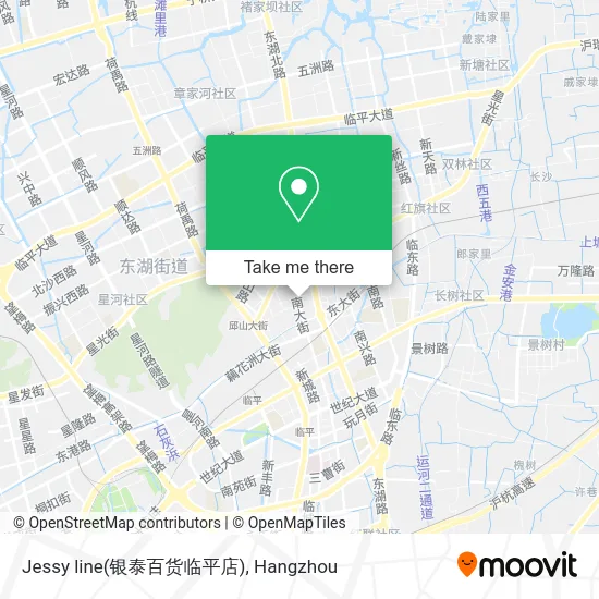 Jessy line(银泰百货临平店) map