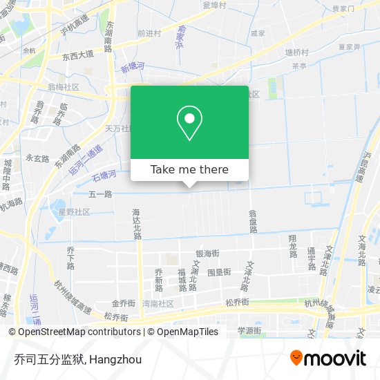 乔司五分监狱 map