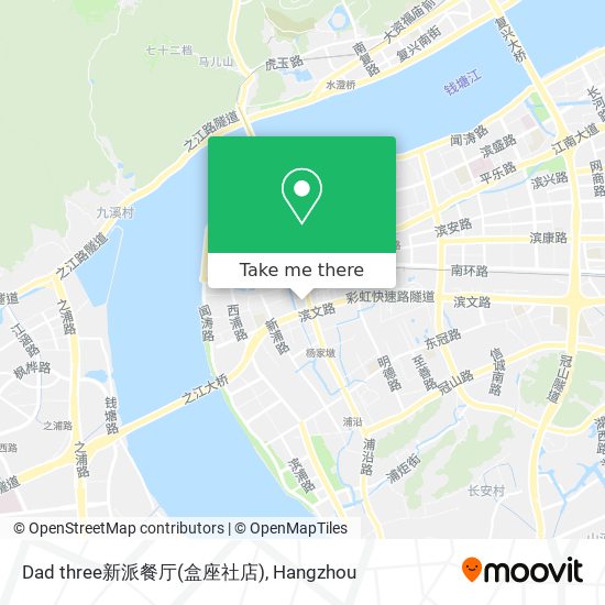 Dad three新派餐厅(盒座社店) map