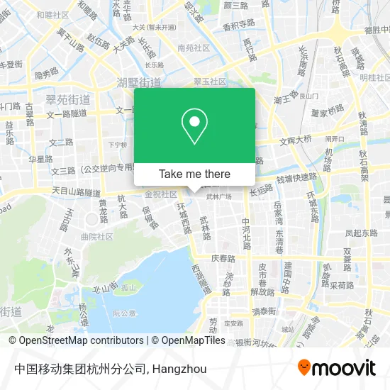 中国移动集团杭州分公司 map