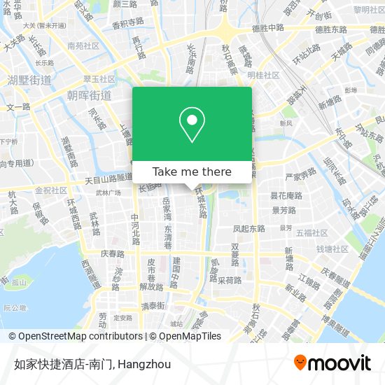如家快捷酒店-南门 map