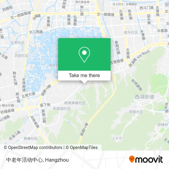 中老年活动中心 map