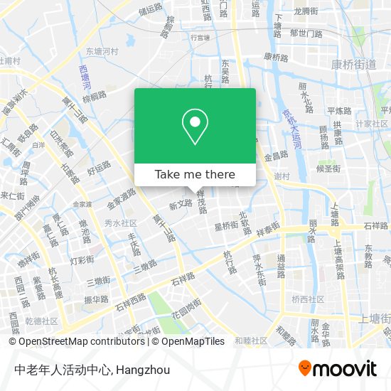 中老年人活动中心 map